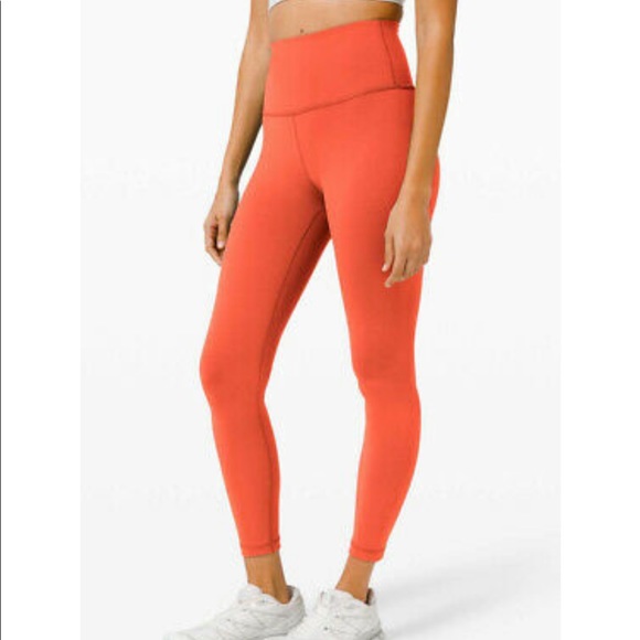 lululemon athletica Pants - Lululemon Train Times Tight - poppy coral